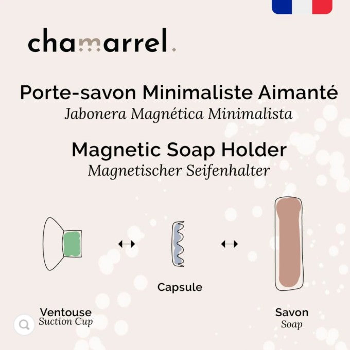 Porte-savon aimanté